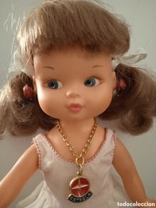 Muñecas modernas: Muñeca Estrela industria Brasileira. 25 cm. Brasil. Baila a cuerda. Años 70. Vintage.